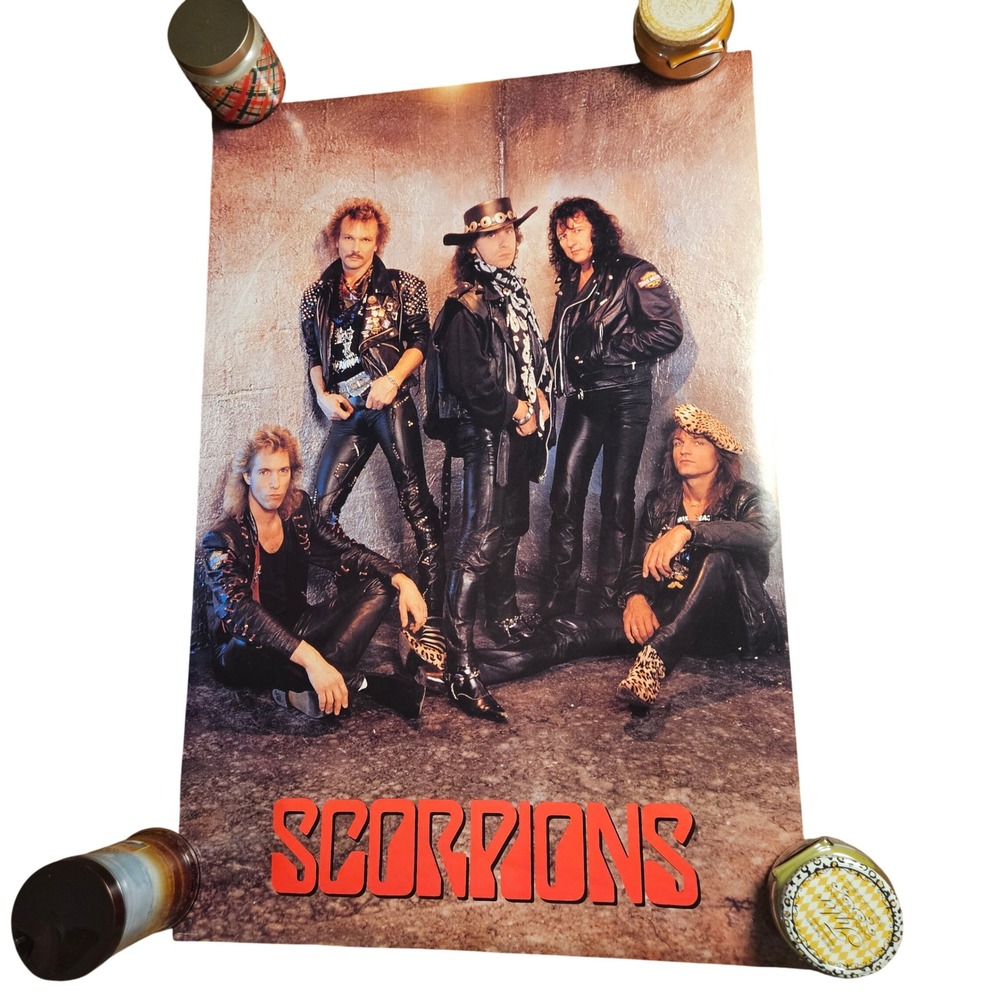 Scorpions Best Of Rockers 'N' Ballads Vintage 1989 Promo Poster 24x36 PolyGram
